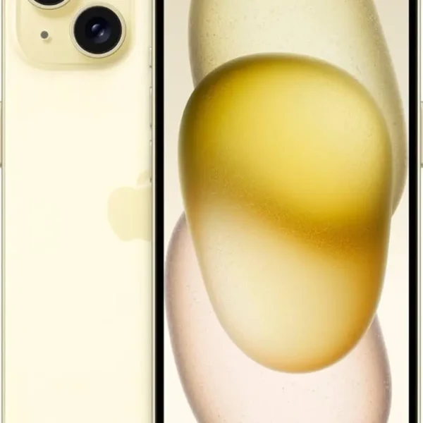 Apple iPhone 15, 128GB, Yellow - Unlocked (Renewed Premium)